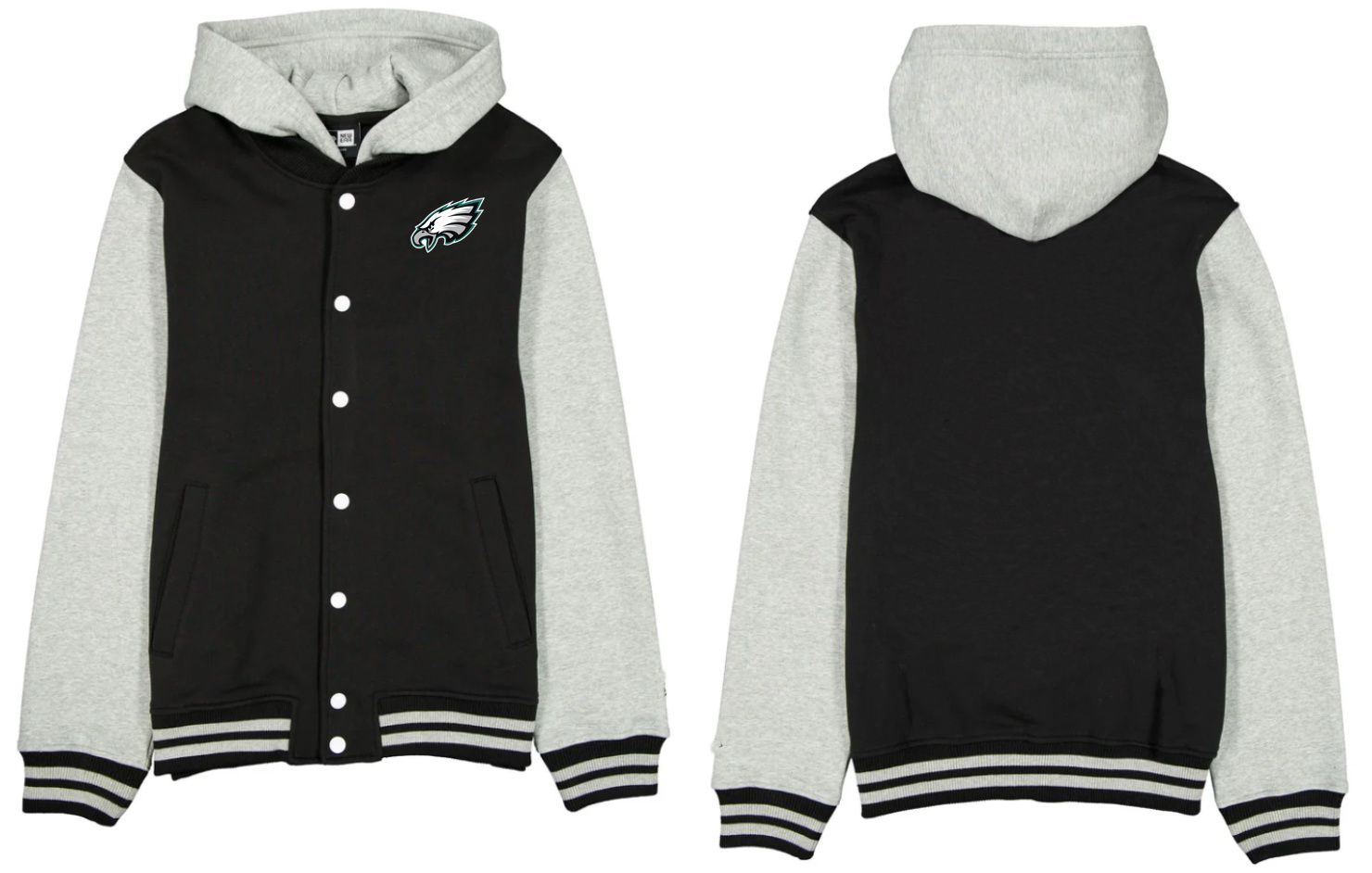 Men 2026 NFL Philadelphia Eagles  jacket hoodie black 01->miami dolphins->NFL Jersey